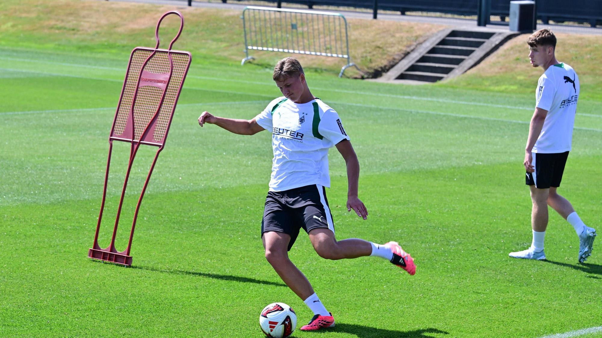 Jan Leszczynski und Lukas Ullrich beim Training