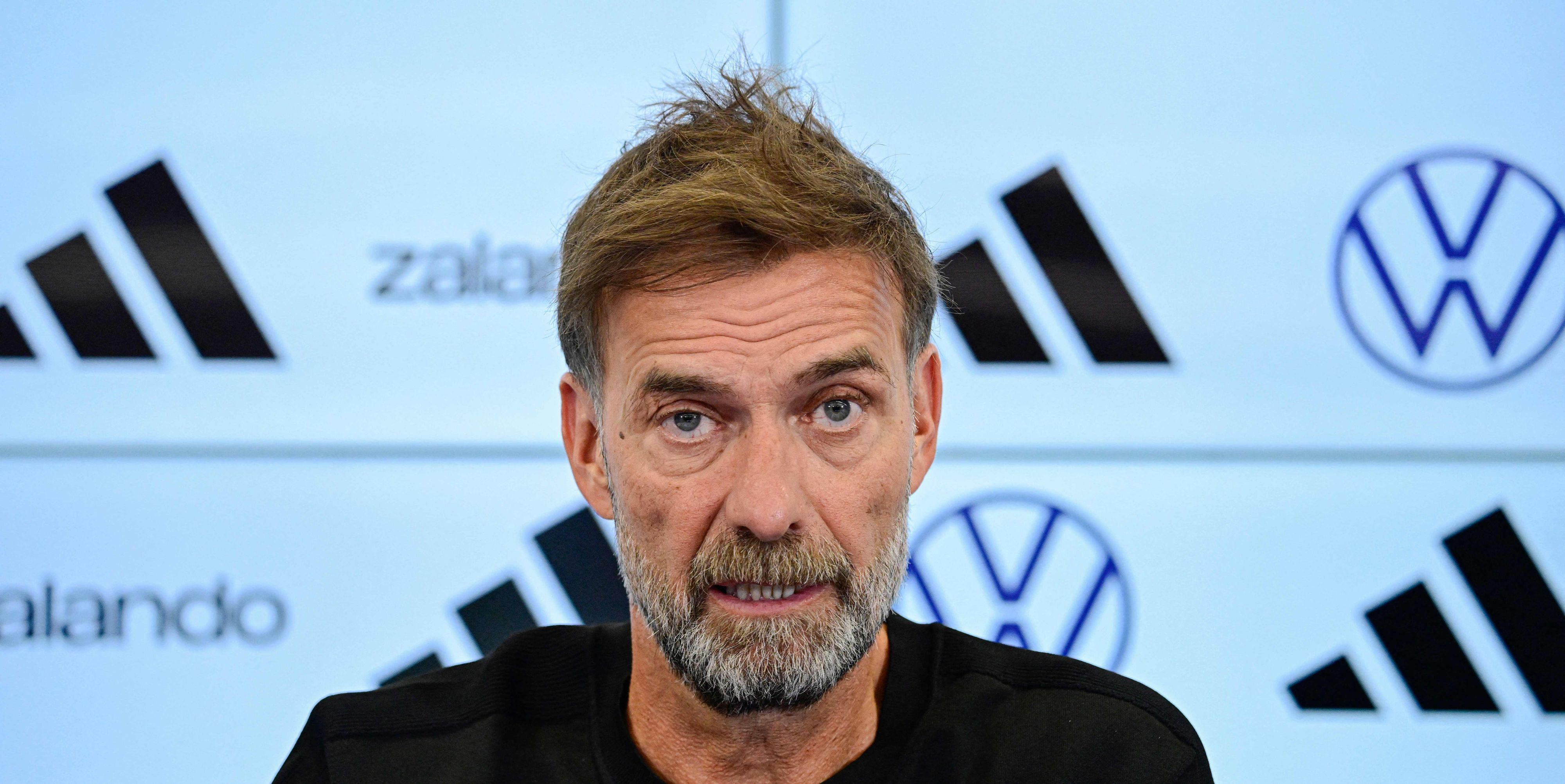 Jürgen Klopp bei einer Pressekonferenz.