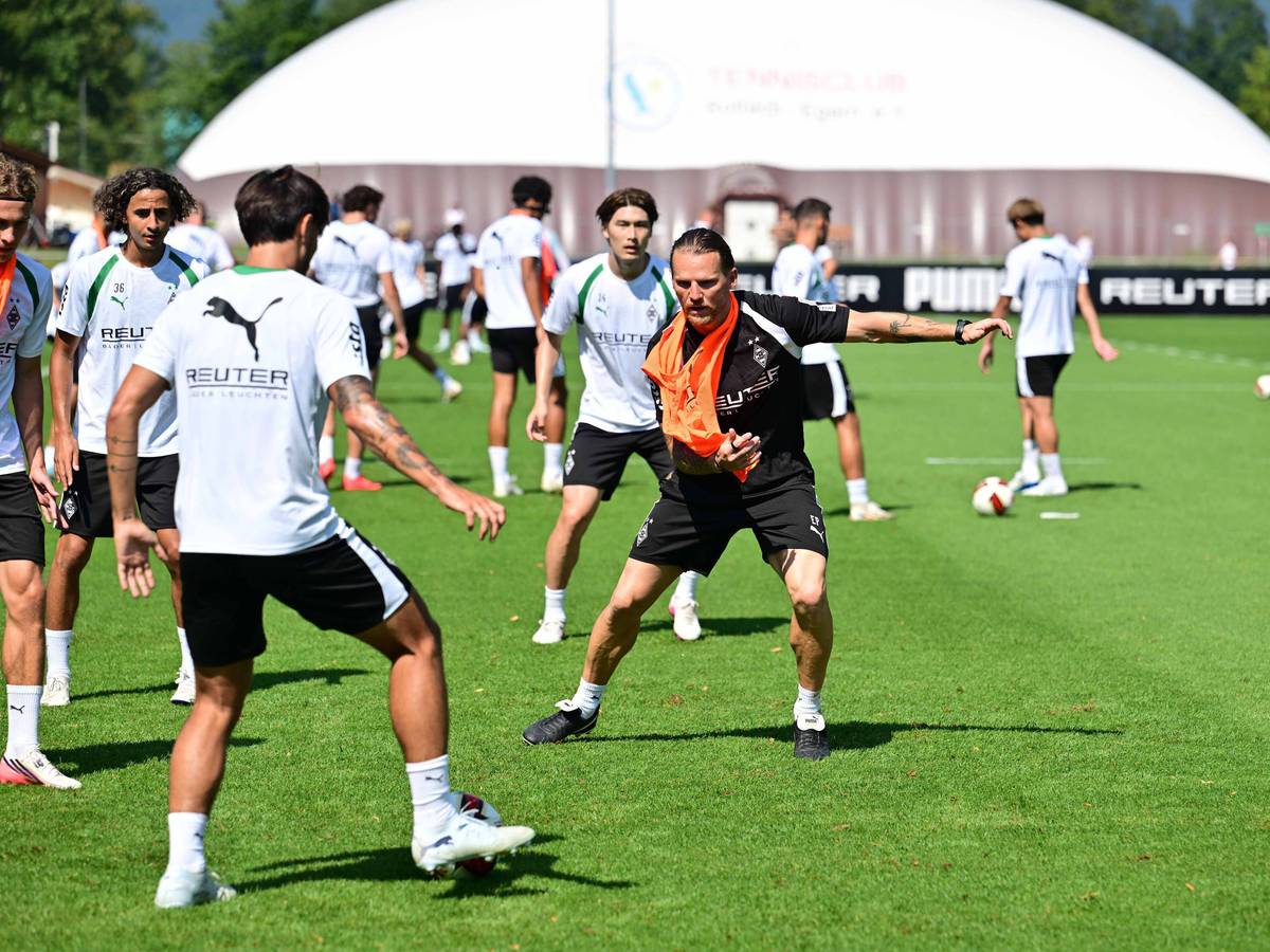 Eugen Polanski beim Training