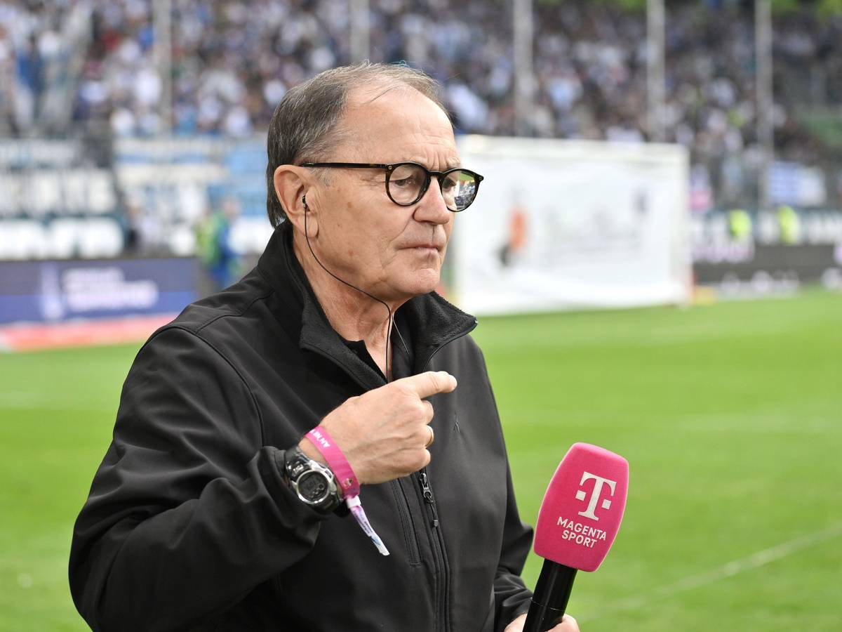 Als TV-Experte am Spielfeldrand: Ewald Lienen.