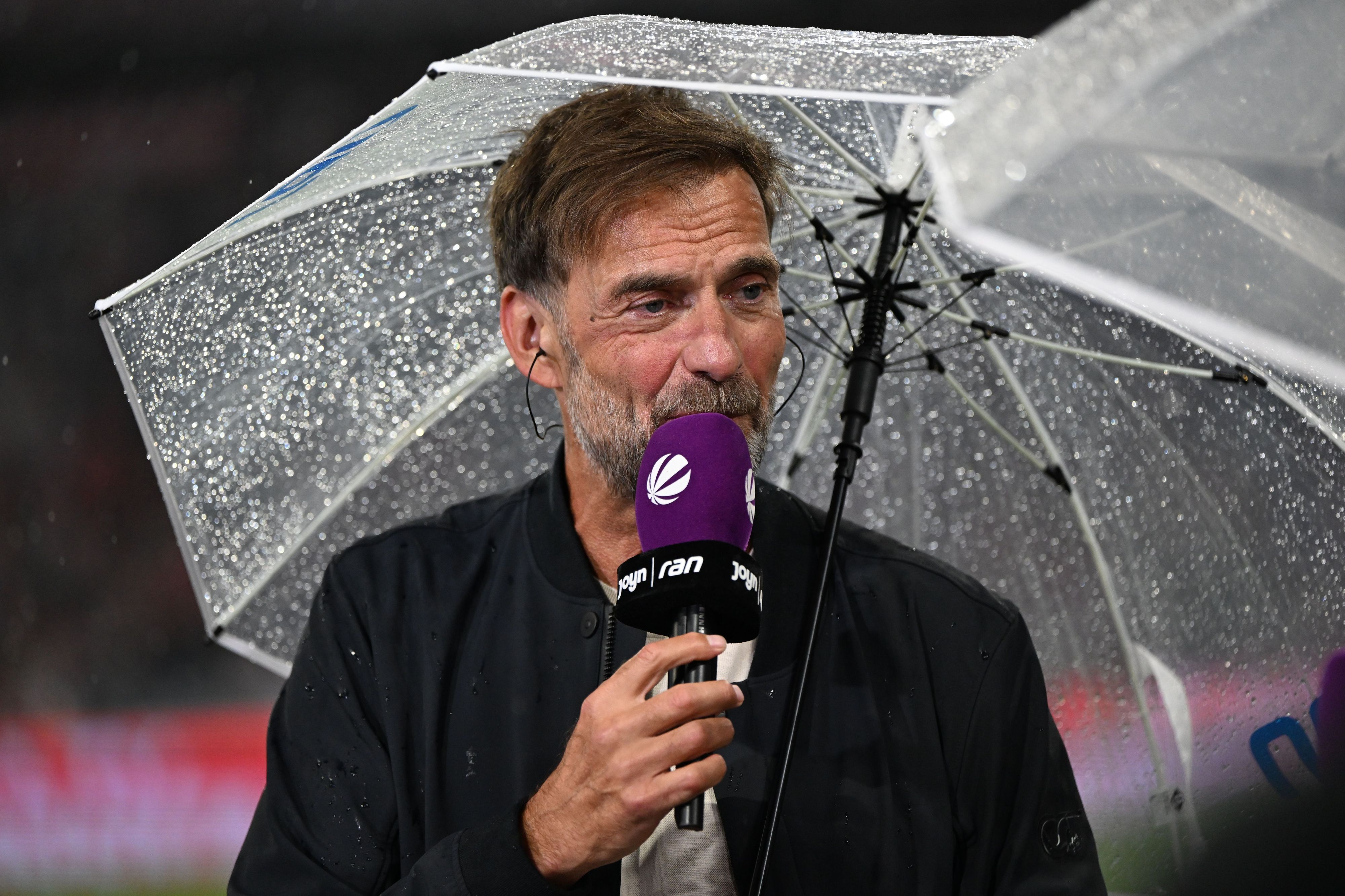 TV-Interview mit Jürgen Klopp.