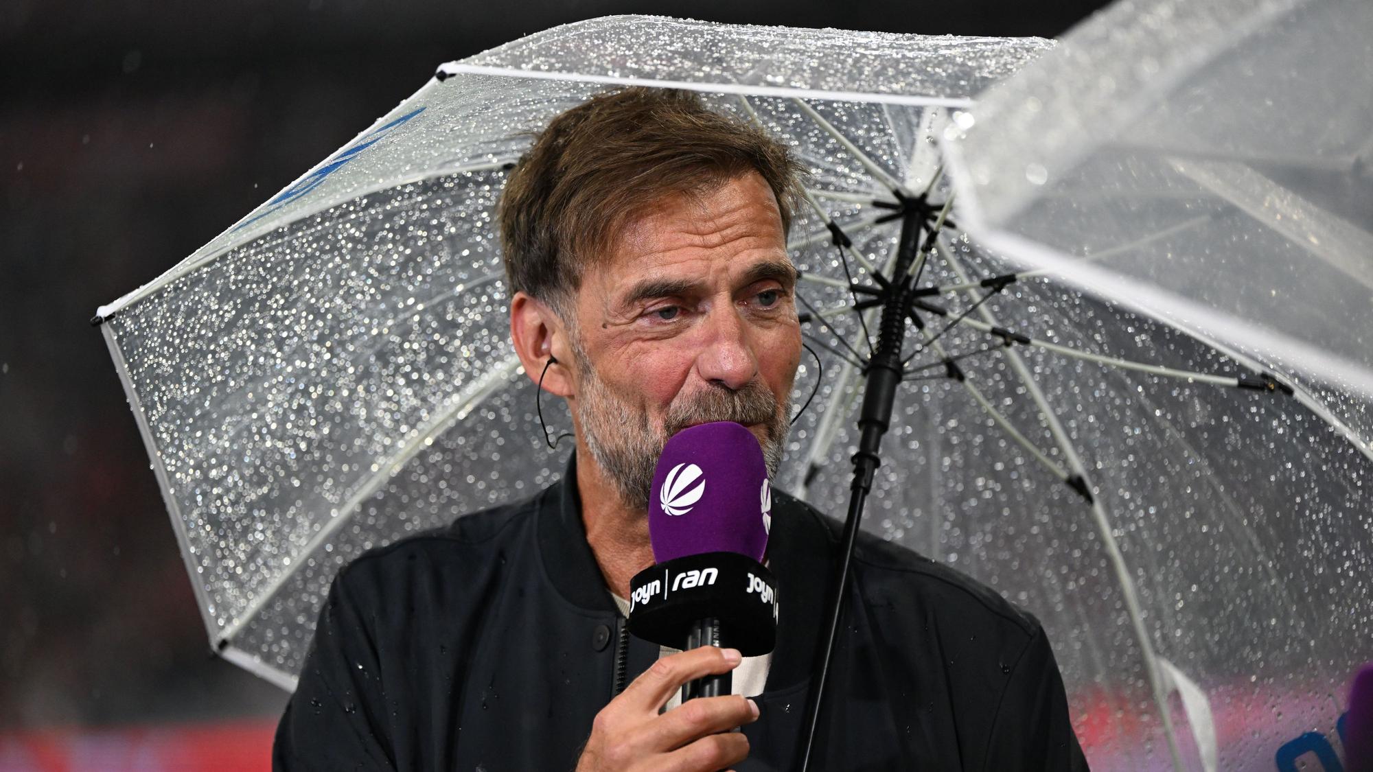 TV-Interview mit Jürgen Klopp.