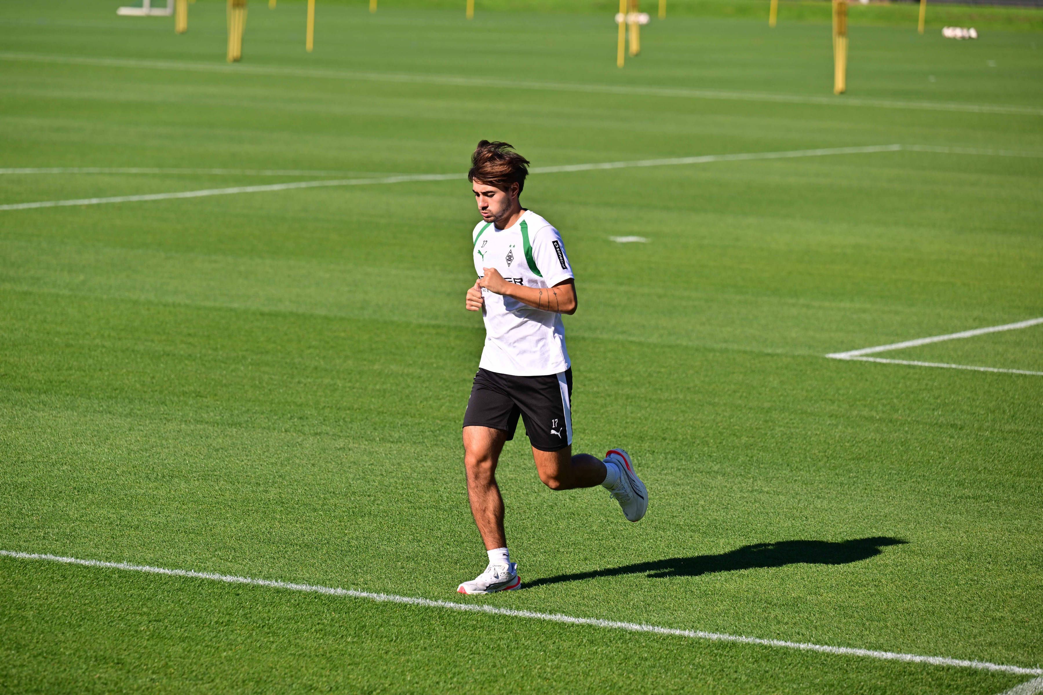 Jens Castrop beim Lauftraining