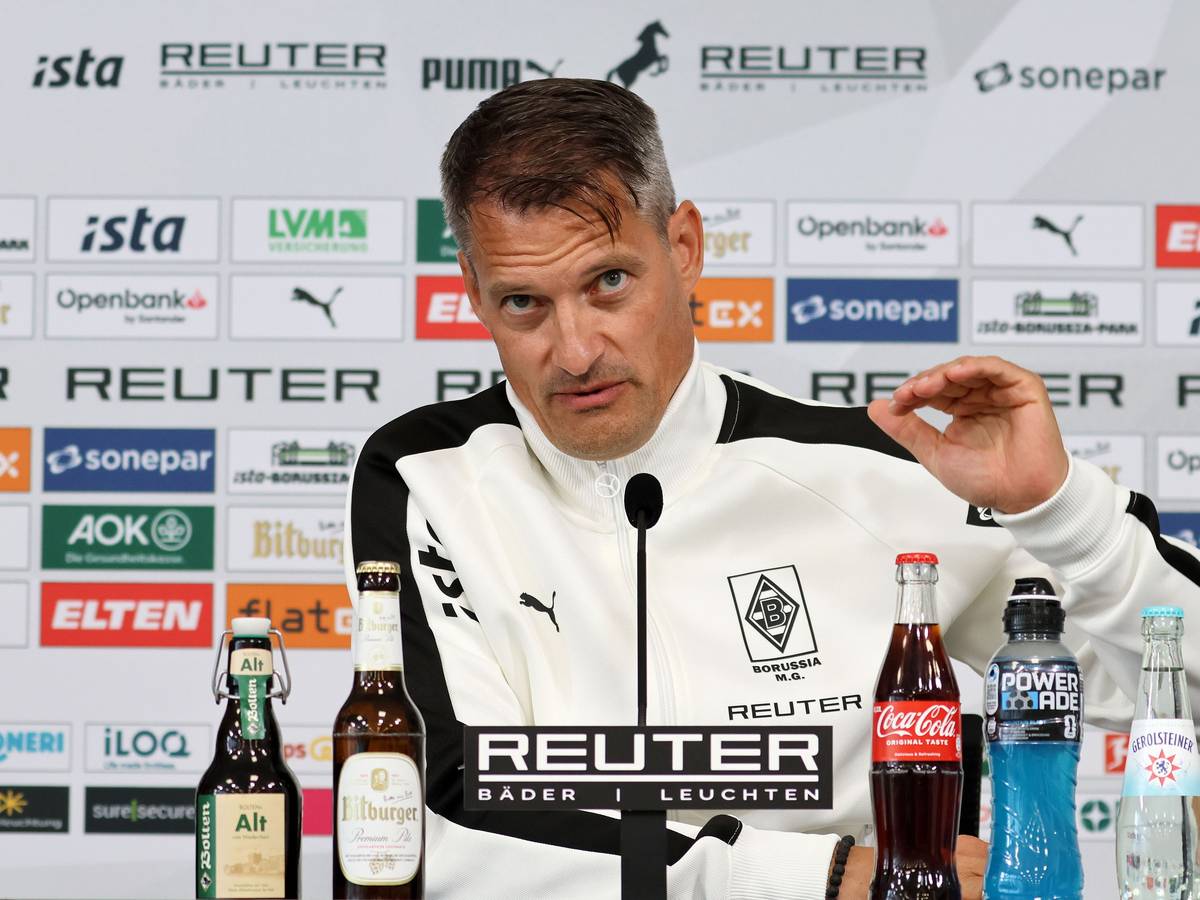 Gladbach-Trainer Alexander Blessin