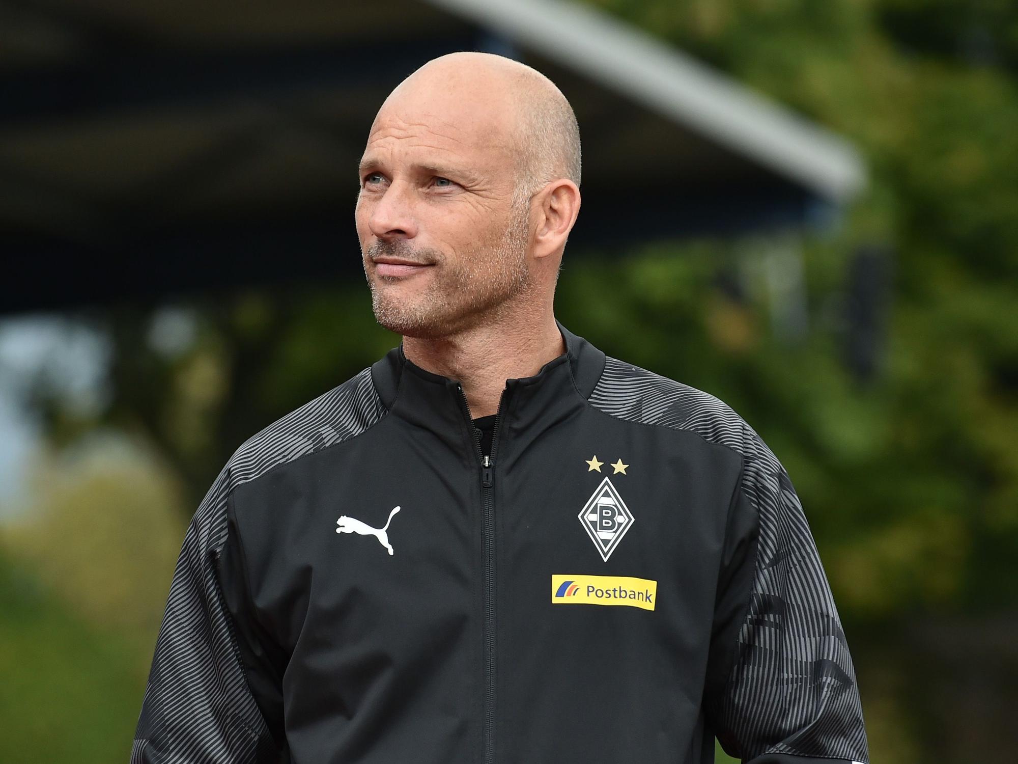 Arie van Lent beim Training von Borussia Mönchengladbach II.
