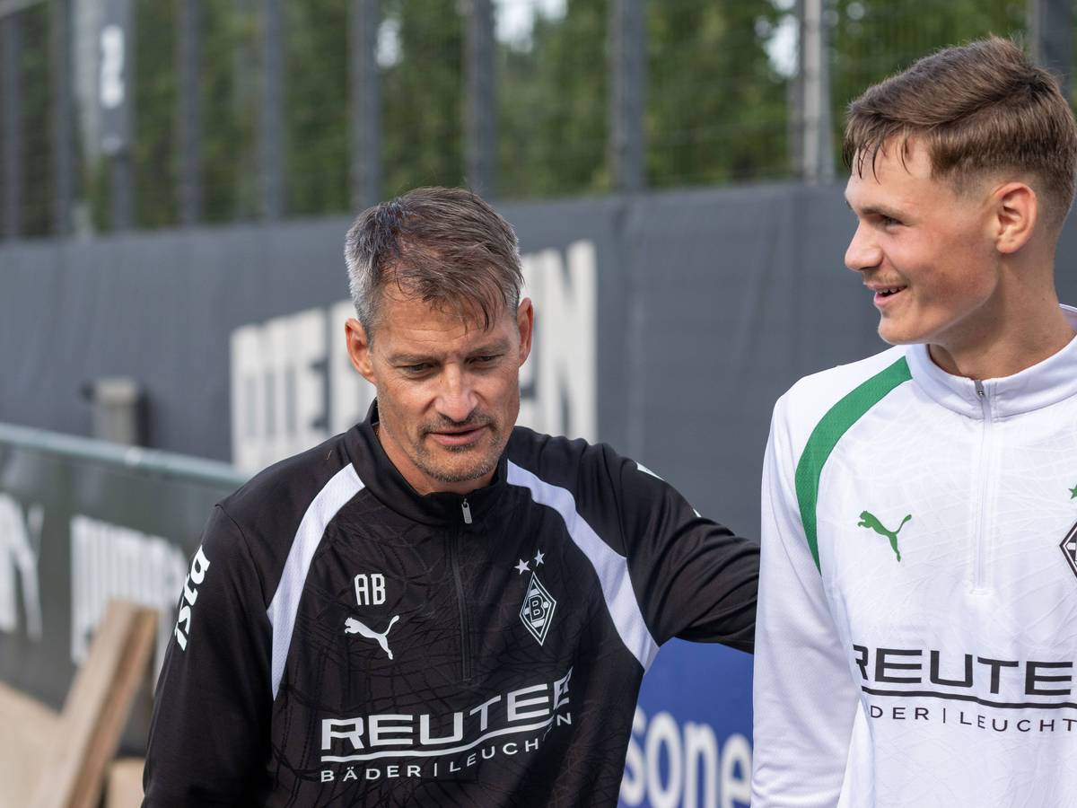 Alexander Blessin und Samin Mujevic in Sportkleidung
