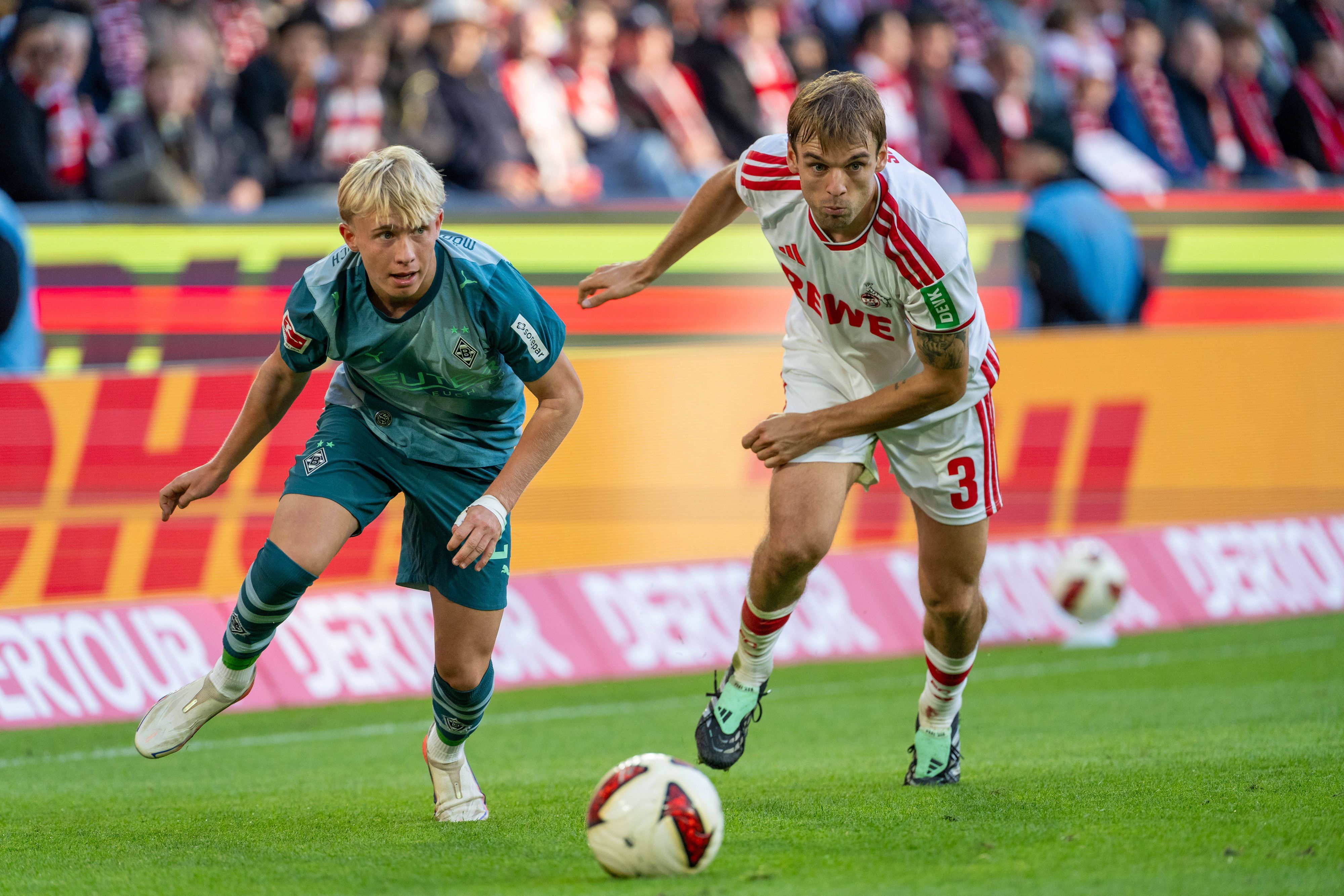 Fritz Fleck und Borna Sosa im Duell.