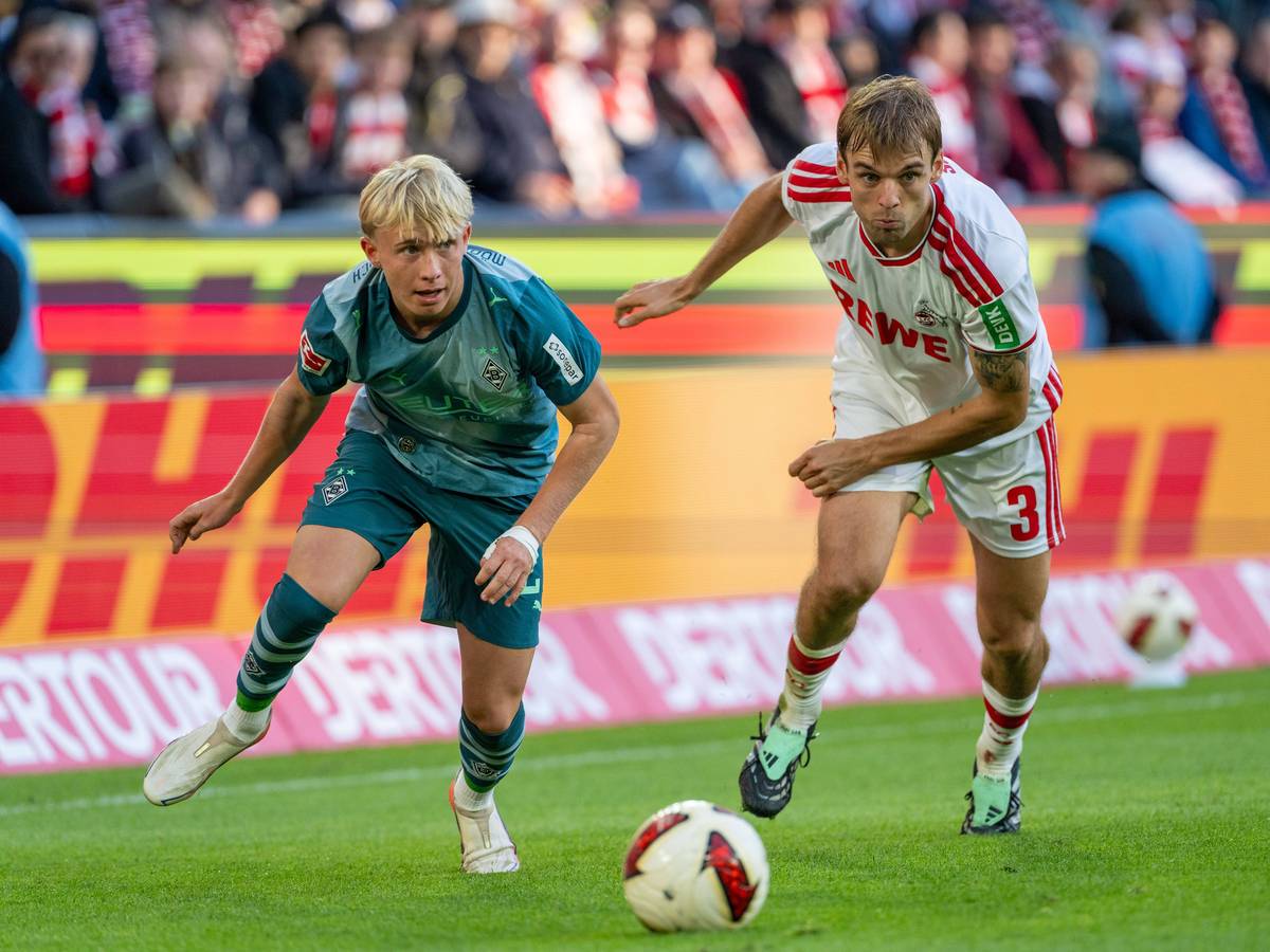 Fritz Fleck und Borna Sosa im Duell.