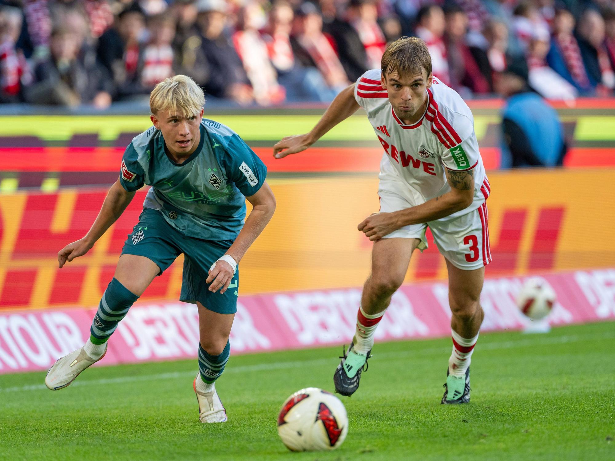 Fritz Fleck und Borna Sosa im Duell.