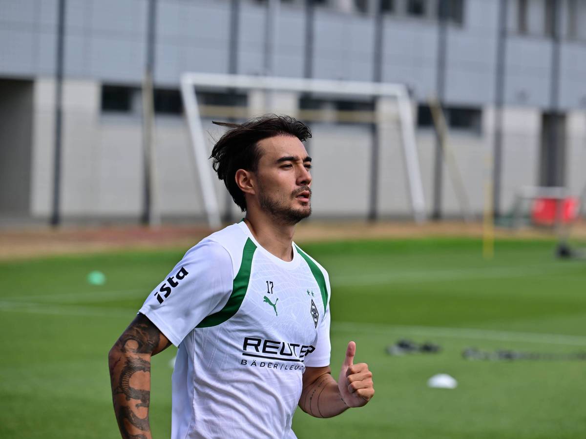 Jens Castrop beim Training auf dem Fußballplatz